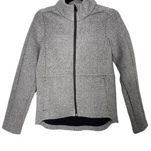 Lululemon Going Places Jacket Heathered Speckled Black / Black 4 Womens Spacer